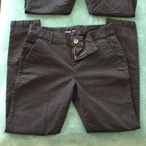 Black skinny khakis